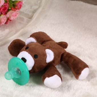 Animal Design Pacifier Silicone Baby Soother # Little Bear - Intl June 2018 - 2 Animal Design Pacifier Silicone Baby Soother # Little Bear - intl - 2