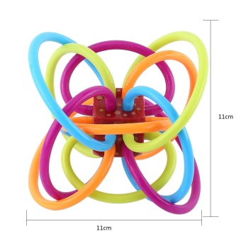 Baby Ball Rattles Play Toy Safe Multifunction Teether (New Red Ball) - Intl July 2018 - 4 Baby Ball Rattles Play Toy Safe Multifunction Teether (New Red Ball) - intl - 4