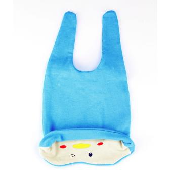 Baby Beanie With Bib Toddler Beanie Hat Soft Cotton Unisex BonnetFood Bib Costume Girls Boys (BLUE) June 2018 - 4 Baby Beanie with Bib Toddler Beanie Hat Soft Cotton Unisex BonnetFood Bib Costume Girls Boys (BLUE) - 4