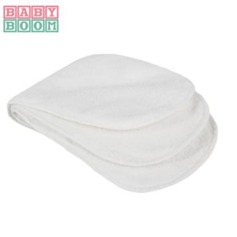 BABY BOOM TERRY CLOTH Diaper Inserts Set Of 3 (White) June 2018 - 2 BABY BOOM TERRY CLOTH Diaper Inserts Set of 3 (White) - 2