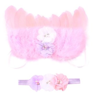 Baby Girls Angel Wings Wing Set Feather Newborn Photography June 2018 - 2 Baby Girls Angel Wings Wing Set Feather Newborn Photography - 2