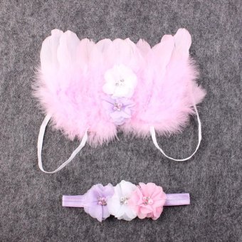 Baby Girls Angel Wings Wing Set Feather Newborn Photography June 2018 - 4 Baby Girls Angel Wings Wing Set Feather Newborn Photography - 4