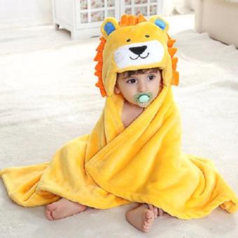 Baby Kid Hooded Bathrobe Bath Towel (GREEN) June 2018 - 2 Baby Kid Hooded Bathrobe Bath Towel (GREEN) - 2