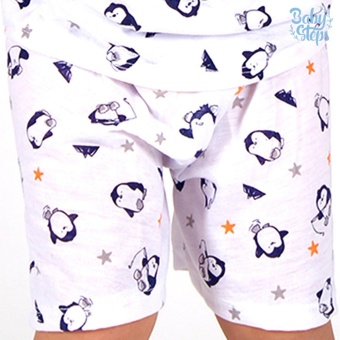 Baby Steps Basic Wear Penguin Baby Boy Terno Clothing Sets (Blue) June 2018 - 3 Baby Steps Basic Wear Penguin Baby Boy Terno Clothing Sets (Blue) - 3