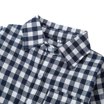 Baby Toddler Clothing Sets 3Pcs Casual Turn Down Collar Long SleeveBlazer Plaid Shirt Denim Pants For Boys(As The Picture)(Size:2T) -intl July 2018 - 4 Baby Toddler Clothing Sets 3Pcs Casual Turn Down Collar Long SleeveBlazer Plaid Shirt Denim Pants For Boys(As The Picture)(Size:2T) -intl - 4