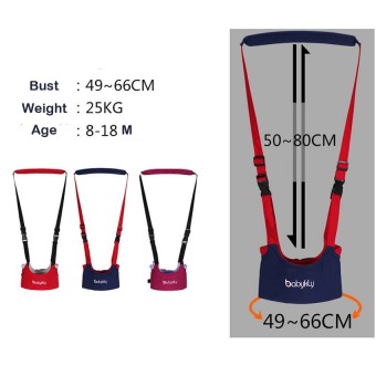 Baby Toddler Walking Assistant Waistcoat Learning Walk SafetyHarness Walker Wings Belt Learn To Walk Supports Assistant - Darkred July 2018 - 2 Baby Toddler Walking Assistant Waistcoat Learning Walk SafetyHarness Walker Wings Belt Learn to Walk Supports Assistant - Darkred - 2