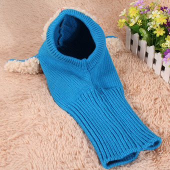 Baby Toddler Winter Beanie Warm Hat Hooded Scarf Earflap KnittedCap(Blue) - Intl April 2018 - 3 Baby Toddler Winter Beanie Warm Hat Hooded Scarf Earflap KnittedCap(Blue) - Intl - 3