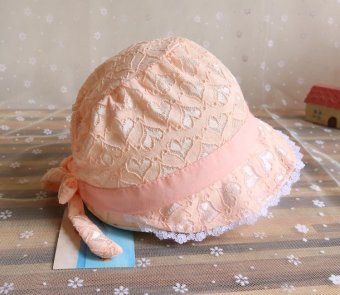 Bear Fashion Baby Lovely Lace Flower Infant Newborn Girls Boys Hats Caps - Intl June 2018 - 4 Bear Fashion Baby Lovely Lace Flower Infant Newborn Girls Boys Hats Caps - intl - 4