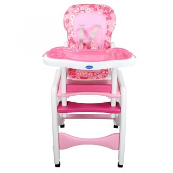 Bestbaby 3 In 1 Adjustable Multi-function Baby Feeding TrayHighchair Rocking Chair(Pink) June 2018 - 2 Bestbaby 3 in 1 Adjustable Multi-function Baby Feeding TrayHighchair Rocking Chair(Pink) - 2