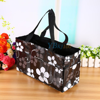 Black Waterproof Baby Changing Diaper Nappy Organizer Tote Floral Bag Handbag - Intl June 2018 - 3 Black Waterproof Baby Changing Diaper Nappy Organizer Tote Floral Bag Handbag - intl - 3
