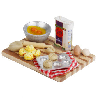 BolehDeals 1/12 Dollhouse Miniature Kitchen Food Eggs Milk Bread OnBoard 1 Set July 2018 - 5 BolehDeals 1/12 Dollhouse Miniature Kitchen Food Eggs Milk Bread onBoard 1 Set - 5