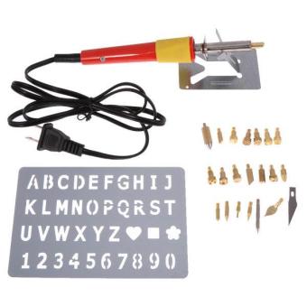 BolehDeals 24pcs 110V 30W Wood Burning Pen Soldering Set PyrographyKit Tool US Plug - Intl July 2018 - 5 BolehDeals 24pcs 110V 30W Wood Burning Pen Soldering Set PyrographyKit Tool US Plug - intl - 5
