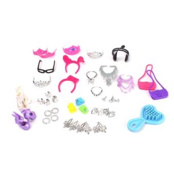 BUYINCOINS Set Of Fashion Jewelry Necklace Earring Bowknot CrownAccessory For Barbie Dolls A# B# Pattern Randomly June 2018 - 5 BUYINCOINS Set of Fashion Jewelry Necklace Earring Bowknot CrownAccessory For Barbie Dolls A# B# Pattern Randomly - 5