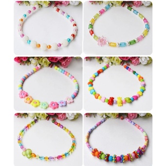 Candy Colors DIY Wear Beads For Bracelet Kids Toys Geometric ShapePersonalized Jigsaw Puzzle - Intl June 2018 - 5 Candy Colors DIY Wear Beads for Bracelet Kids Toys Geometric ShapePersonalized Jigsaw Puzzle - intl - 5