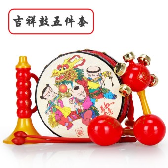 Cartoon hand Baby kindergarten wavy drum