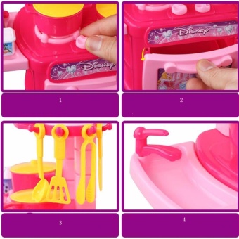 Children Play Toy Kitchen Cooking Simulation Table Set TablewareGirl Toys Miniature Cooktops Cookware Utensils Furniture - Intl June 2018 - 2 Children Play Toy Kitchen Cooking Simulation Table Set TablewareGirl Toys Miniature cooktops Cookware Utensils Furniture - intl - 2