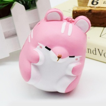 Cute Kawaii Soft Squishy Colorful Simulation Hamster Toy SlowRising For Children Adults Relieves Stress Anxiety Home DecorationSample Model Pink - Intl June 2018 - 4 Cute Kawaii Soft Squishy Colorful Simulation Hamster Toy SlowRising for Children Adults Relieves Stress Anxiety Home DecorationSample Model Pink - intl - 4