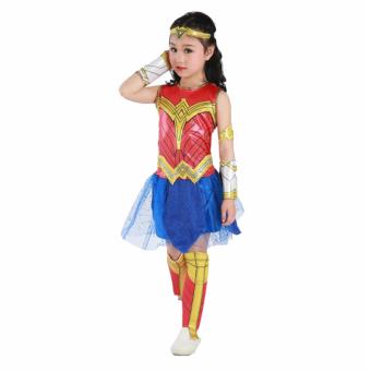 DCB Wonder Woman Costume 2017 Girls Dress Deluxe Size Small Age 3-4years Old April 2018 - 2 DCB Wonder Woman Costume 2017 Girls Dress Deluxe Size Small Age 3-4years old - 2
