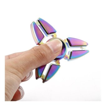 EDC Metal Rainbow Fidget Cube Hand Spinner Toys - Intl June 2018 - 4 EDC Metal Rainbow Fidget Cube Hand Spinner Toys - intl - 4