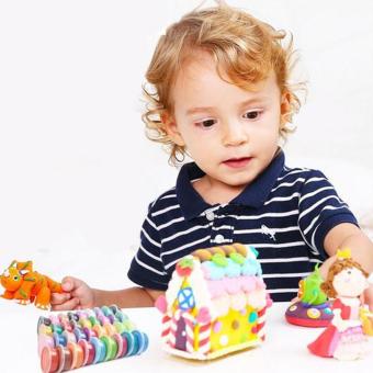 Educational Toy Magic Modeling Clay Non-toxic Ultra-light Multicolour Plasticine Set For Kids - Intl April 2018 - 2 Educational Toy Magic Modeling Clay Non-toxic Ultra-light Multicolour Plasticine Set for Kids - intl - 2