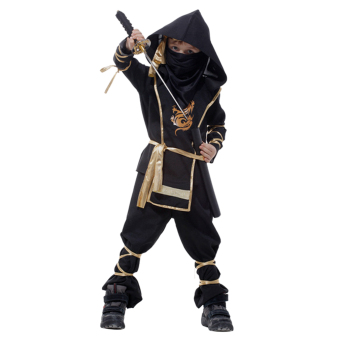 EOZY Classic Halloween Costumes Cosplay Costume Martial Arts Ninja Costumes For Kids Fancy Party Decoration -XL (Black) - Intl April 2018 - 5 EOZY Classic Halloween Costumes Cosplay Costume Martial Arts Ninja Costumes For Kids Fancy Party Decoration -XL (Black) - Intl - 5