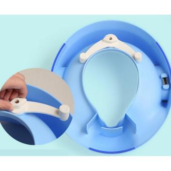 Fengsheng Kids Toilet Seat Soft Cushion Seat With Handles CutePatterns Plastic Toilet Cover For Children Blue - Intl June 2018 - 4 Fengsheng Kids Toilet Seat Soft Cushion Seat with Handles CutePatterns Plastic Toilet Cover for Children Blue - intl - 4