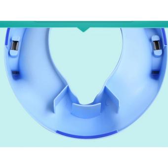 Fengsheng Kids Toilet Seat Soft Cushion Seat With Handles CutePatterns Plastic Toilet Cover For Children Blue - Intl June 2018 - 5 Fengsheng Kids Toilet Seat Soft Cushion Seat with Handles CutePatterns Plastic Toilet Cover for Children Blue - intl - 5