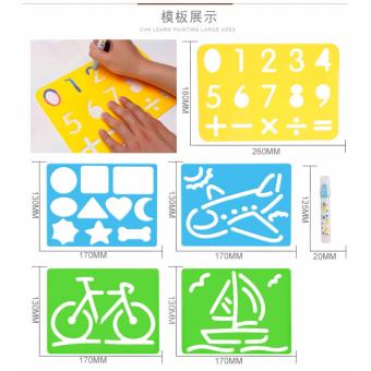 FIREWORK 4PCS/Set Kids Water Drawing Writing Learning Mat Toy-intl June 2018 - 3 FIREWORK 4PCS/Set Kids Water Drawing Writing Learning Mat Toy-intl - 3