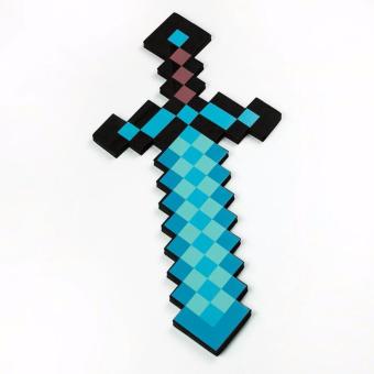 Fun Blue Minecraft Style Foam Diamond Sword Mosaic Weapons ToysKids Gift 60cm - Intl June 2018 - 3 Fun Blue Minecraft Style Foam Diamond Sword Mosaic Weapons ToysKids Gift 60cm - intl - 3