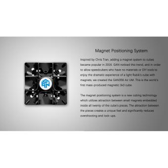 Gan 356 Air UM Ultimate Magnet Speed Cube Gans 356 3x3 Black June 2018 - 4 Gan 356 Air UM Ultimate Magnet Speed Cube Gans 356 3x3 Black - 4