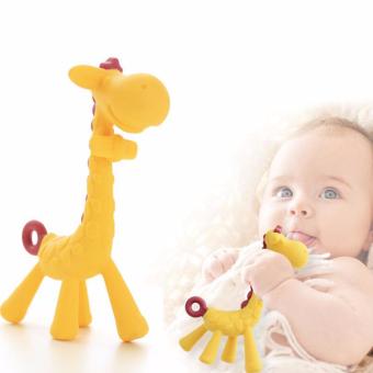 Giraffe Baby Soother Teether, Green June 2018 - 3 Giraffe Baby Soother Teether, Green - 3