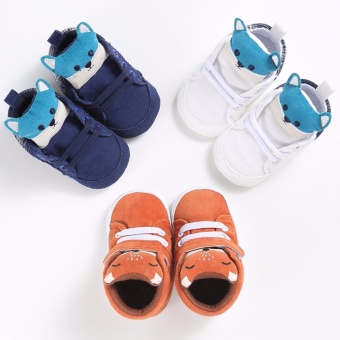 Hanyu Spring And Autumn Baby Toddler Infant Fashion Fox Cotton SoftSole 0-1 Year Old Male And Female Baby Shoes (Pink) - Intl June 2018 - 5 Hanyu Spring and Autumn Baby Toddler Infant Fashion Fox Cotton SoftSole 0-1 Year Old Male and Female Baby Shoes (Pink) - intl - 5