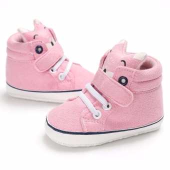 Hanyu Spring And Autumn Baby Toddler Infant Fashion Fox Cotton SoftSole 0-1 Year Old Male And Female Baby Shoes (Pink) - Intl June 2018 - 3 Hanyu Spring and Autumn Baby Toddler Infant Fashion Fox Cotton SoftSole 0-1 Year Old Male and Female Baby Shoes (Pink) - intl - 3