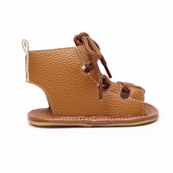 HengSong Baby Girls Toddler First Walker Shoes Roman Sandals(BrownSize 11) - Intl June 2018 - 3 HengSong Baby Girls Toddler First Walker Shoes Roman Sandals(BrownSize 11) - intl - 3