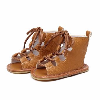 HengSong Baby Girls Toddler First Walker Shoes Roman Sandals(BrownSize 11) - Intl June 2018 - 5 HengSong Baby Girls Toddler First Walker Shoes Roman Sandals(BrownSize 11) - intl - 5