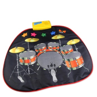 Infant educational instrument drum set childs baby music toy musical toys instruments for children kids play mat babies keyboard - intl
