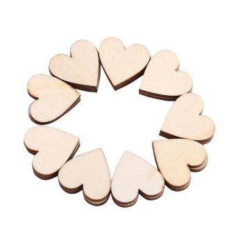 Love Heart Shape Wood Embellishment For Weddings Plaques Craft (20mm 100pcs) - Intl June 2018 - 2 Love Heart Shape Wood Embellishment for Weddings Plaques Craft (20mm 100pcs) - intl - 2