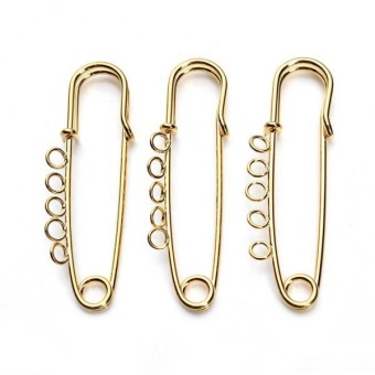 MagiDeal 10 Pieces Metal Safety Pins Gold Tone 60mm - Intl April 2018 - 4 MagiDeal 10 Pieces Metal Safety Pins Gold Tone 60mm - intl - 4