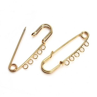 MagiDeal 10 Pieces Metal Safety Pins Gold Tone 60mm - Intl April 2018 - 5 MagiDeal 10 Pieces Metal Safety Pins Gold Tone 60mm - intl - 5