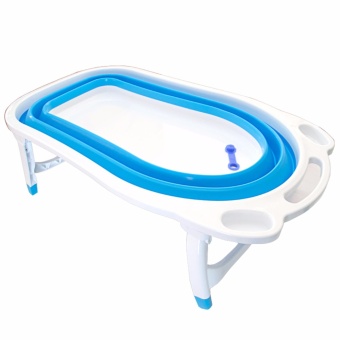 MMC Baby Folding Bath Tub Blue June 2018 - 2 MMC Baby Folding Bath Tub Blue - 2