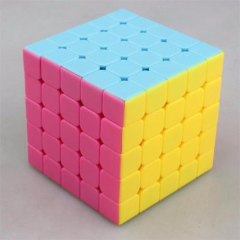 MoFang JiaoShi MF5 5x5x5 Rubik's Speed Magic Cube Pink Stickerless June 2018 - 3 MoFang JiaoShi MF5 5x5x5 Rubik's Speed Magic Cube Pink Stickerless - 3