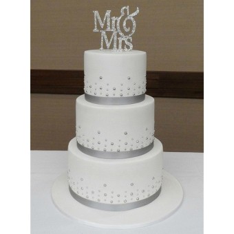 Mr&Mrs Romantic Silver Shiny Cake Topper Wedding Party Top Letter Decor June 2018 - 3 Mr&Mrs Romantic Silver Shiny Cake Topper Wedding Party Top Letter Decor - 3