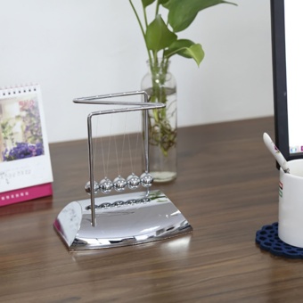 Newton Cradle Balance Balls Physics Science Psychology Office Home Desk Table Pendulum Toy Christmas Gift Pendulo De Newton - Intl June 2018 - 5 Newton Cradle Balance Balls Physics Science Psychology Office Home Desk Table Pendulum Toy Christmas Gift pendulo de newton - intl - 5