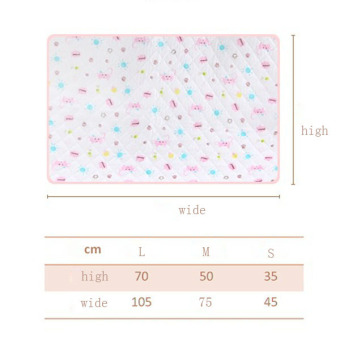 Pink Baby Changing Pad Eco Cotton Infant Waterproof Cover PrintedUrine Mat S June 2018 - 3 Pink Baby Changing Pad Eco Cotton Infant Waterproof Cover PrintedUrine Mat S - 3