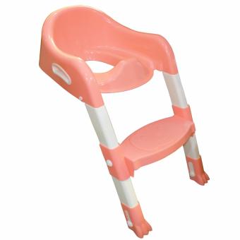Potty Training Toilet Seat With Step Stool Ladder (Pink) June 2018 - 2 Potty Training Toilet Seat with Step Stool Ladder (Pink) - 2