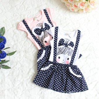 Princess Baby Dress Girls Kid Polka Dot Dress Clothes Skirt ChildOveralls Dress White - Intl June 2018 - 2 Princess Baby Dress Girls Kid Polka Dot Dress Clothes Skirt ChildOveralls Dress white - intl - 2