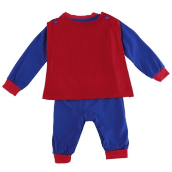 Promotion Sunwonder Superman Suit Fancy Dress SuperHero Costume Jumpsuit For Baby Toddler Kid Boy Romper Gift - Intl June 2018 - 2 Promotion Sunwonder Superman Suit Fancy Dress SuperHero Costume Jumpsuit for Baby Toddler Kid Boy Romper Gift - intl - 2