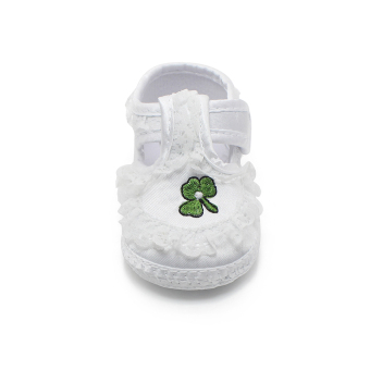 Pure White Newborn Baby Shoes Soft Sole Baptism Shoes & Christening Shoes Hook & Loop Baby Girls Shoes - Intl June 2018 - 5 Pure White Newborn Baby Shoes Soft Sole Baptism Shoes & Christening Shoes Hook & Loop Baby Girls Shoes - Intl - 5