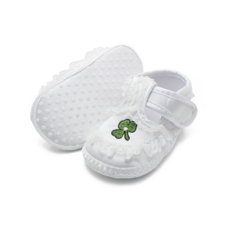 Pure White Newborn Baby Shoes Soft Sole Baptism Shoes & Christening Shoes Hook & Loop Baby Girls Shoes - Intl June 2018 - 3 Pure White Newborn Baby Shoes Soft Sole Baptism Shoes & Christening Shoes Hook & Loop Baby Girls Shoes - Intl - 3