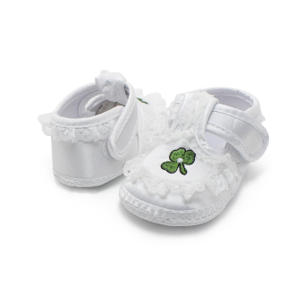 Pure White Newborn Baby Shoes Soft Sole Baptism Shoes & Christening Shoes Hook & Loop Baby Girls Shoes - Intl June 2018 - 4 Pure White Newborn Baby Shoes Soft Sole Baptism Shoes & Christening Shoes Hook & Loop Baby Girls Shoes - Intl - 4